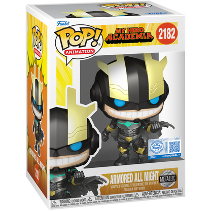 Funko Pop! My Hero Academia (2182) Armored All Might (Metallic Special) Figure 9cm
