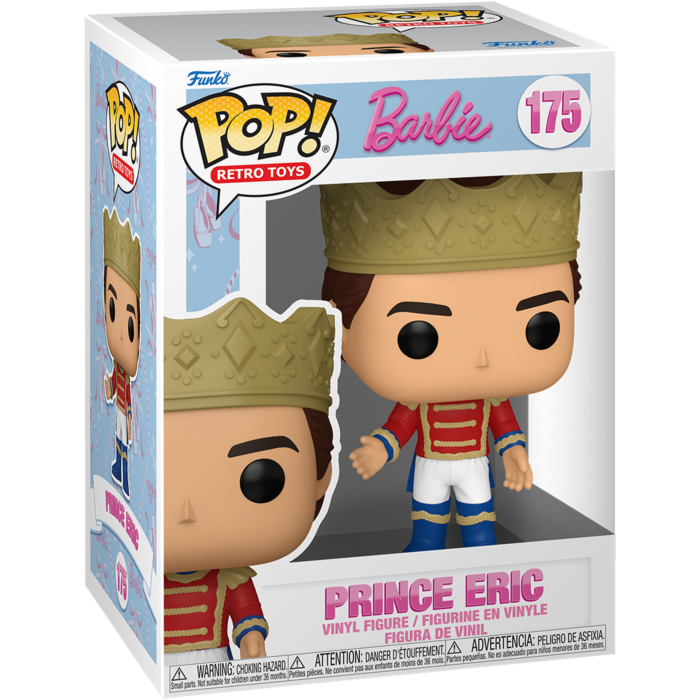 Funko Pop! Retro Toys: Barbie 25th - (175) Barbie Schiaccianoci - Prince Eric Vinyl Figure 9cm (Preorder)