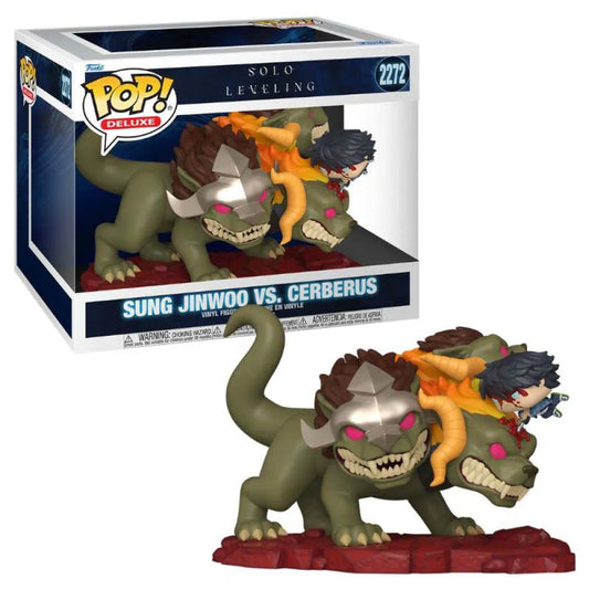 Funko Pop ! Deluxe Animation: Solo Leveling - (2271) Sung Jinwoo VS Cerberus