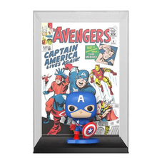 Funko Pop ! Comic Cover Marvel Avengers -(27) Captain America Special Exm Figure