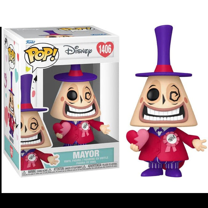 Funko Pop ! Disney Nightmare Before Christmas -(1406) Mayor S. Valentines Figure