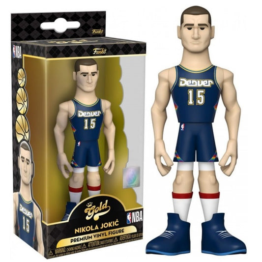 Funko Pop Gold ! Series Two Nba Nuggets - Nikola Jokic - Premium Vinyl Figure