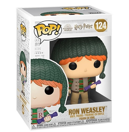 Funko Pop ! Harry Potter - (124) Ron Weasley Figure Holyday Christmas Hogwarts