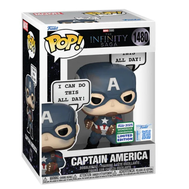 Funko Pop ! Marvel - The Infinity Saga (1480) Captain America Limited Edition 9cm