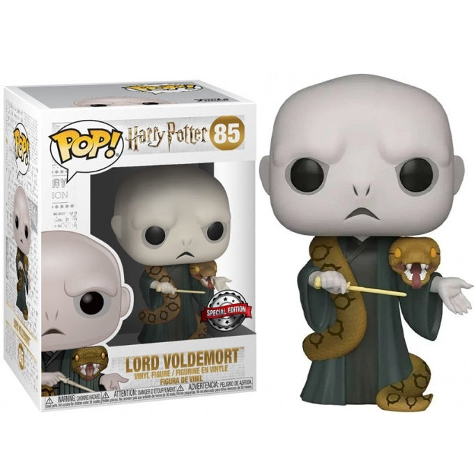 Funko Pop ! Harry Potter -  (85) Lord Voldemort W/ Nagini Special Edition 9Cm