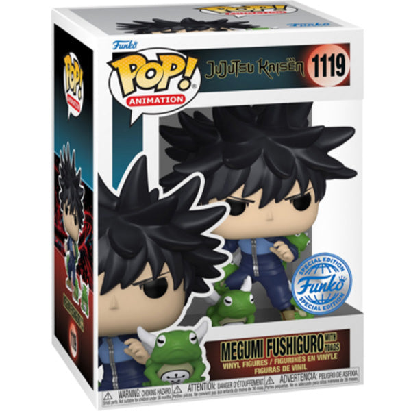 Funko Pop ! Animation Jujutsu Kaisen - (1119) Megumi W / Toads Special Edition