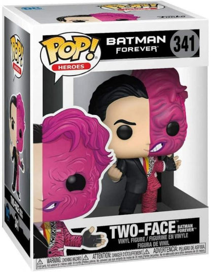 Funko Pop ! Dc Heroes Batman Forever - (341) Two-Face Statuetta Vinyl Figure 9Cm