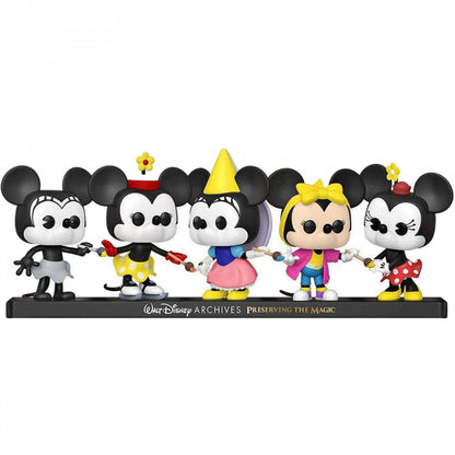 Funko Pop Disney: Archives Minnie Mouse - Minnie Mouse 5 Pack (Exclusive) 9Cm