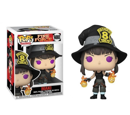 Funko Pop ! Animation Fire Force Maki With Sword - (980) Vinyl Figure Anime Manga
