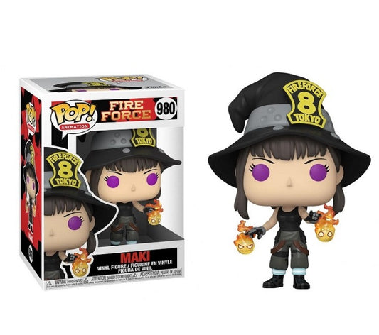 Funko Pop ! Animation Fire Force Maki With Sword - (980) Vinyl Figure Anime Manga