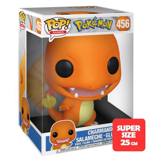 Funko Pop ! Big Pokemon  - Charmander (456) 25Cm Vinyl Figure Da Collezione