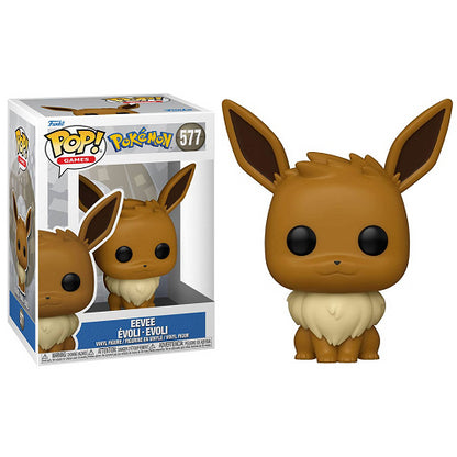 Funko Pop ! Games Pokemon - Eevee (577) Figure Vinyl Evoluzione Evoli 9Cm Nuovo