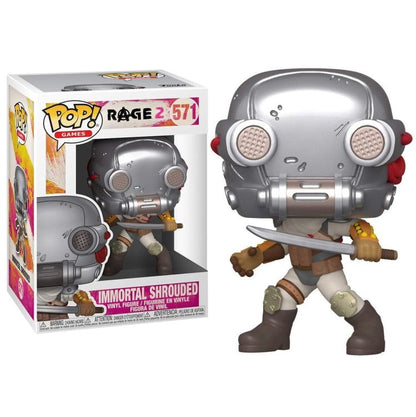 Funko Pop ! Games - Rage 2 - (571) Immortal Shrouded Vinyl Figure 9Cm Statuetta