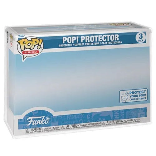 Funko Pop! Hard Protector Per Scatola 3Pack Protezione Con Pellicola Antigraffio