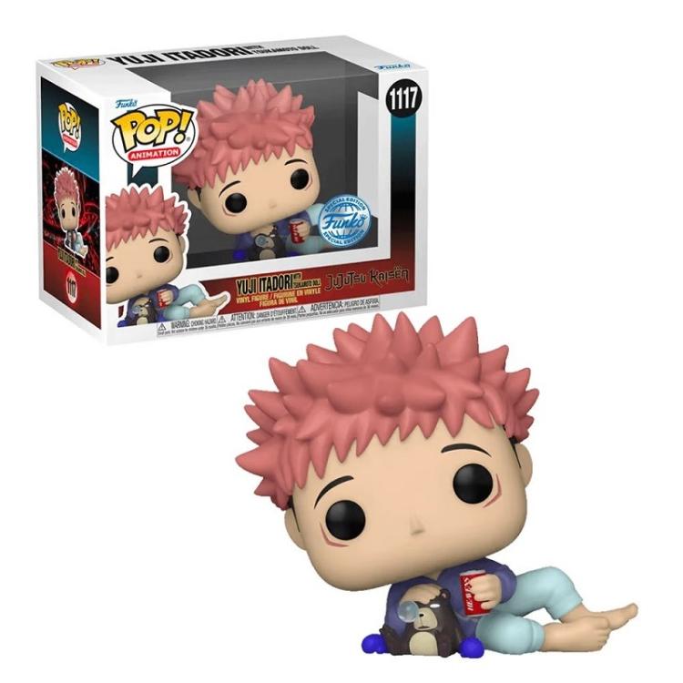 Funko Pop ! Animation Jujutsu Kaisen (1117) Itadori With Tsukamoto Vinyl Figure