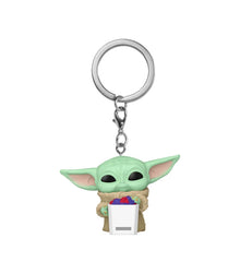 Funko Pop ! Keychain Star Wars The Mandalorian - Grogu With Snack 4cm