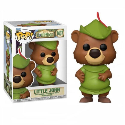 Funko Pop ! Disney Robin Hood (1437) Little Jon Vinyl 9 Cm Figure Da Collezione