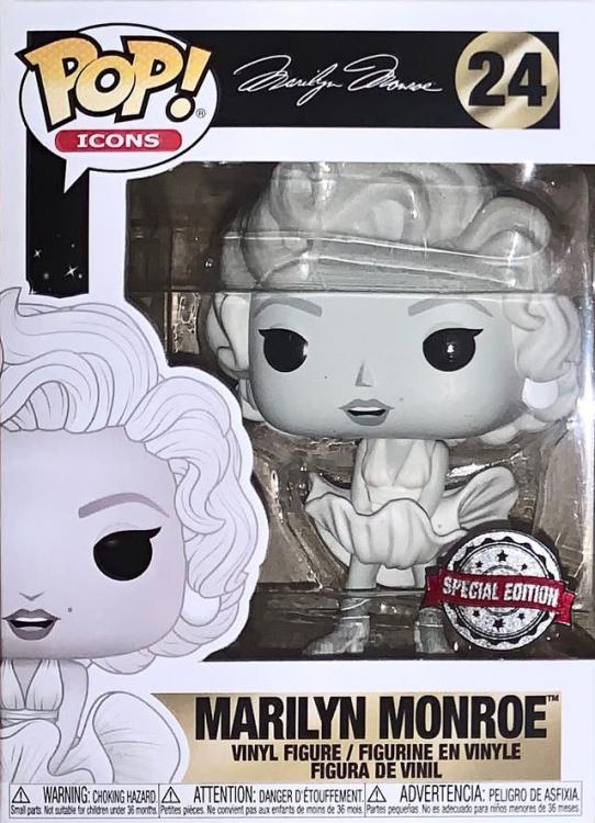 Funko Pop Marilyn Monroe 24 Marilyn Monroe Special Edition Black E White Limited