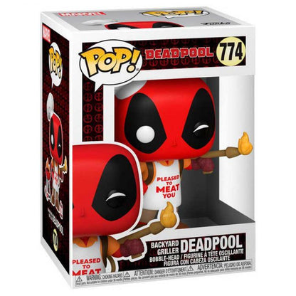 Funko Pop ! Marvel Deadpool 30Th -  (774) Backyard Griller Barbecue Deadpool 9Cm