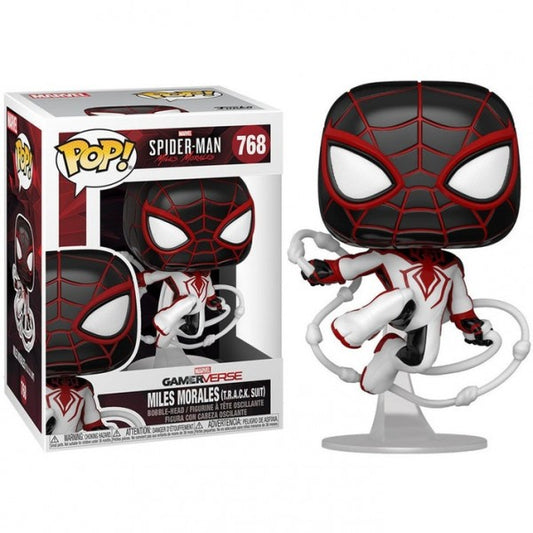 Funko Pop ! Marvel Spiderman Miles Morales - (768) Spider-Man Track Suit Figure