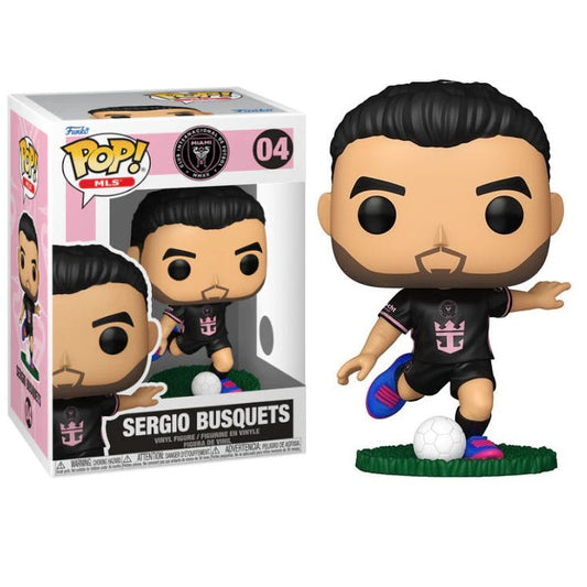 Funko Pop ! Mls - Miami (04) Sergio Busquets Vinyl Figure 9cm