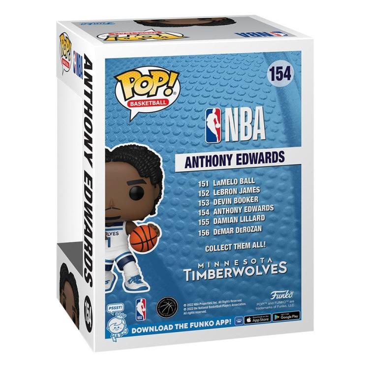 Funko Pop ! Basketball Timberwolves Nba - Anthony Edwards (154) Figure Vinyl