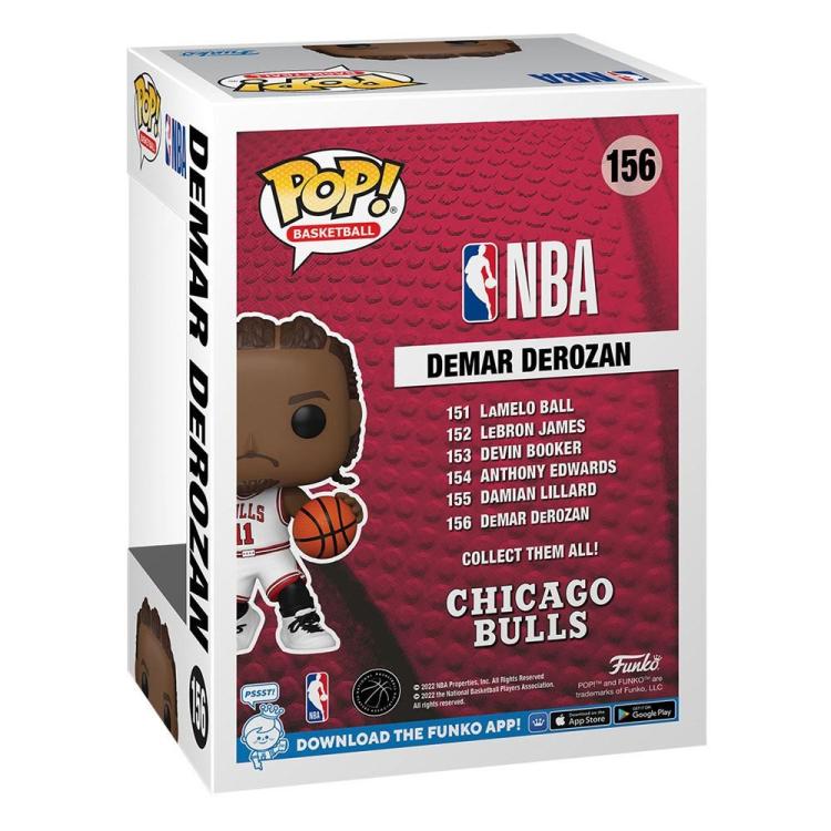 Funko Pop ! Nba Basketball (156) Demar Derozan Chicago Bulls Home Vinyl Figure