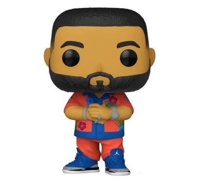 Funko Pop ! Rocks - Dj Khaled (238) Exclusive  Vinyl Figure 9Cm Air Jordan Blue