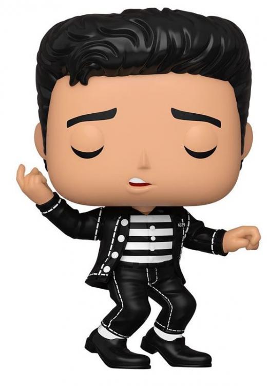 Funko Pop ! Rocks (186) Elvis Jailhouse Rock Vinyl Figure Music Elvis Presley