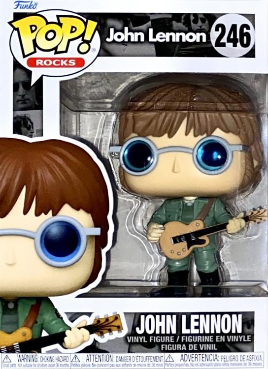 Funko Pop ! Rocks (246) Jonh Lennon Military Jacket Vinyl Figure Giacca Militare
