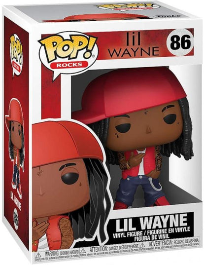 Funko Pop ! Rocks - (86) Lil Wayne - Statuetta Vinyl Figure 9Cm Da Collezione