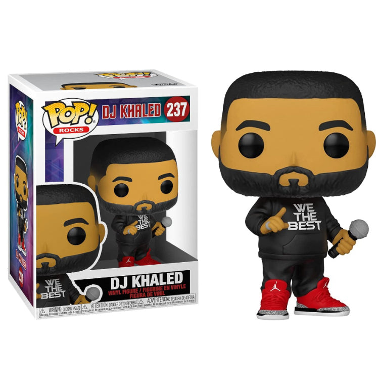 Funko Pop ! Rocks - Dj Khaled (237) Vinyl Figure 9Cm Air Jordan We The Best Pop
