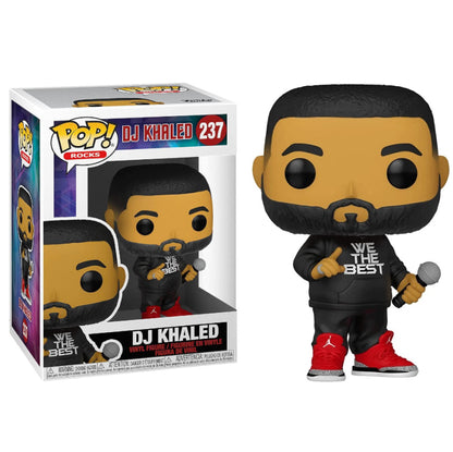 Funko Pop ! Rocks - Dj Khaled (237) Vinyl Figure 9Cm Air Jordan We The Best Pop