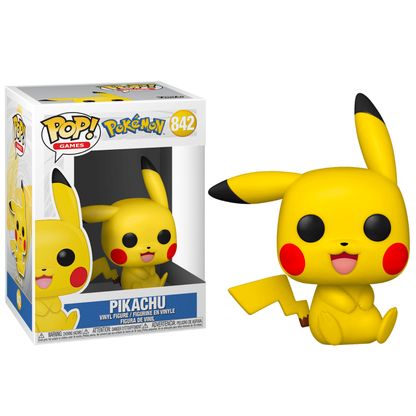 Funko Pop Pokemon 842 - Pikachu Vinyl Action Figure Statuetta Da Collezione
