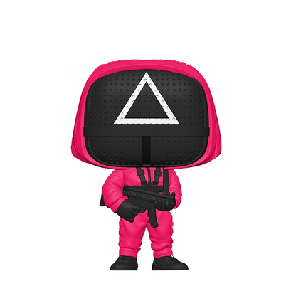 Funko Pop Movies Squid Game Masked Worker Triangolo Netflix Vinyl Figure Games