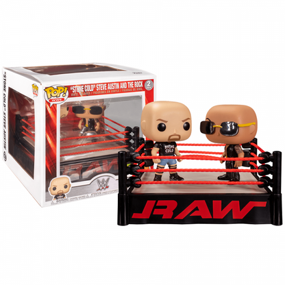 Funko Pop Wwe 2 - Stone Cold Steve Austin And The Rock Vinyl Figure Wrestling