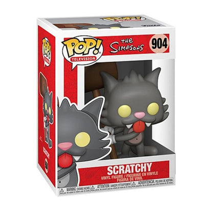 Funko Pop ! Television - The Simpsons (904) Scratchy Vinyl Figure 9Cm Statua