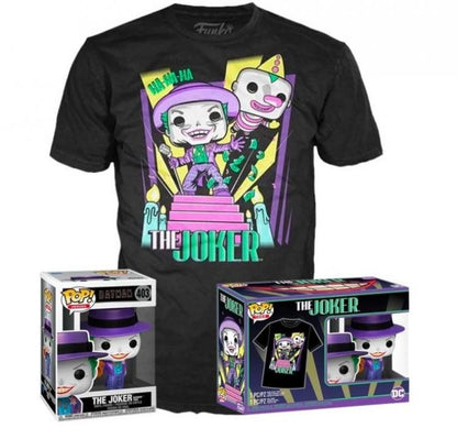 Funko Pop The Joker Wt Speaker Special Edition 403 + T-Shirt Xl Vinyl Statuetta