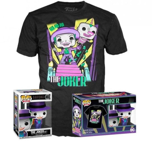 Funko Pop The Joker Wt Speaker Special Edition 403 + T-Shirt Xl Vinyl Statuetta