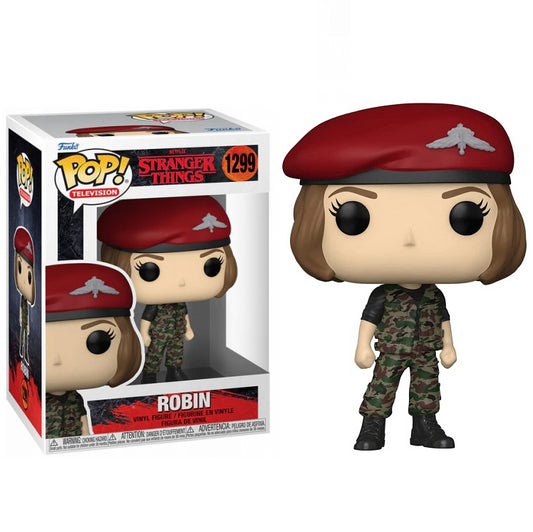Funko Pop ! Television Stranger Things S4 -  (1299) Robin W/Hunter Vinyl Figure
