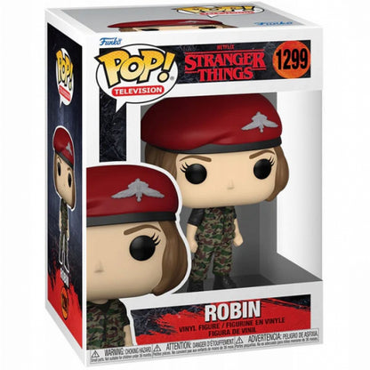 Funko Pop ! Television Stranger Things S4 -  (1299) Robin W/Hunter Vinyl Figure