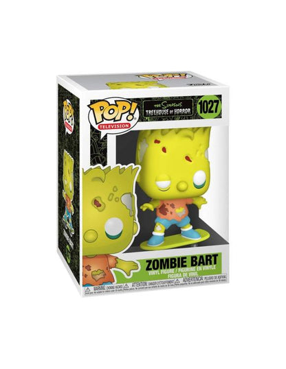 Funko Pop ! Tv The Simpson Threehouse Horror - (1027) Zombie Bart Figure