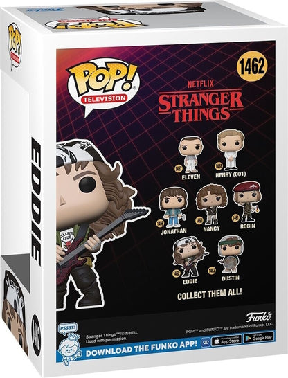 Funko Pop ! TV Netflix Stranger Things S4 - (1462) Eddie W / Guitar MT Exm 9cm