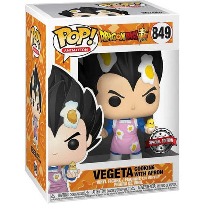 Funko Pop! Animation Dragon Ball Super (849) Vegeta Cooking W/Apron Vinyl Figure