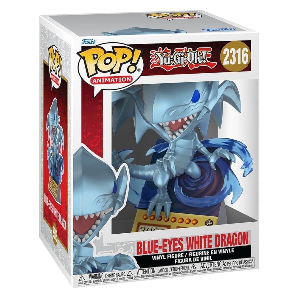 Funko Pop ! Premium Animation - Yu-Gi-Oh (2316) Blue Eyes White Dragon Figure