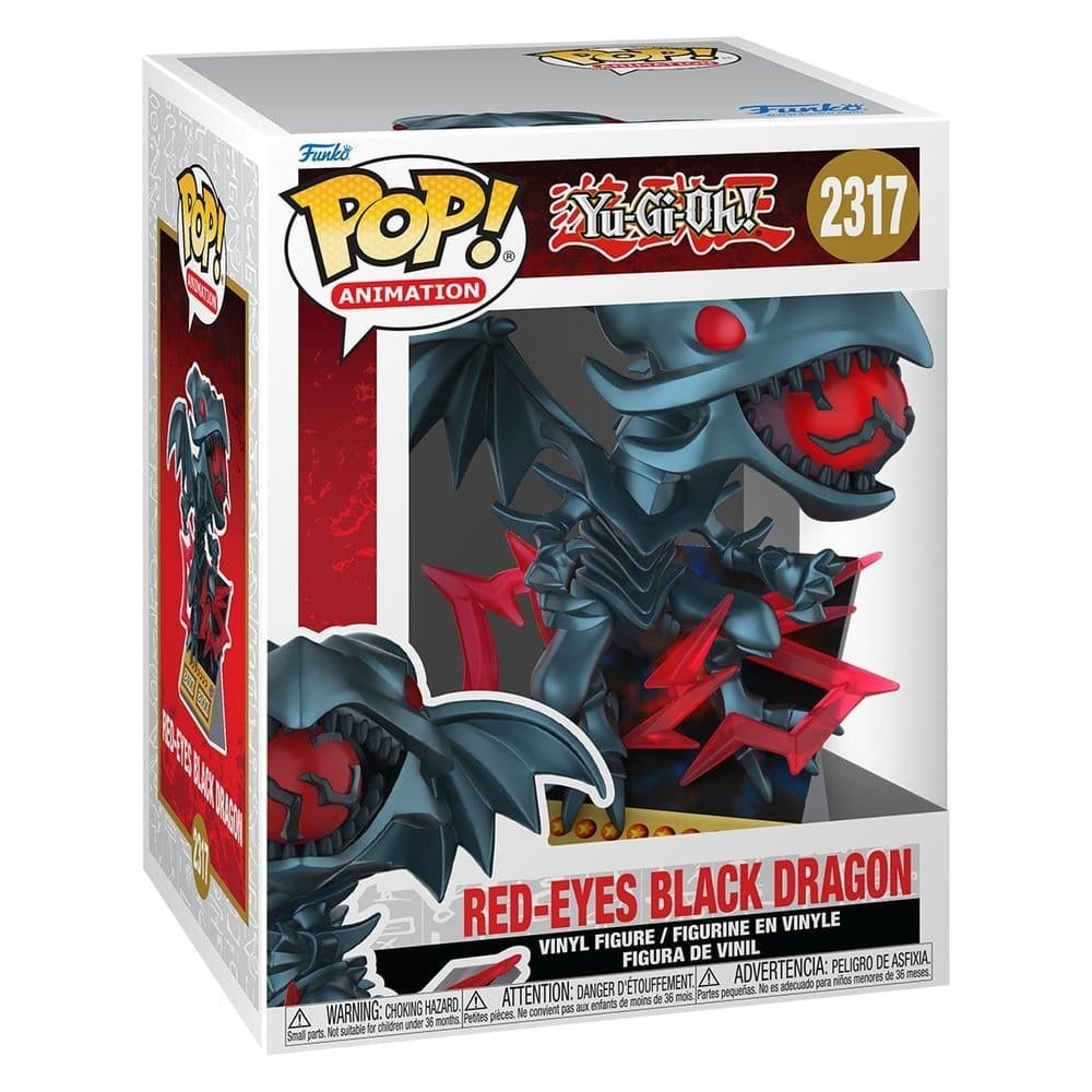 Funko Pop ! Premium Animation - Yu-Gi-Oh (2317) Red Eyes Black Dragon Figure