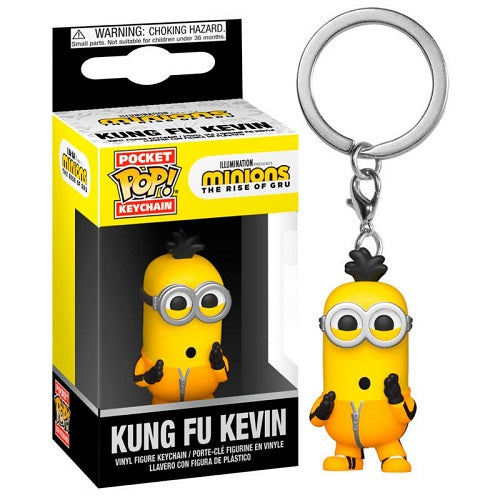 Funko Pop Minions 2 - 904 Kung-Fu Kevin Vinyl Keychain Portachiavi Figure Minion