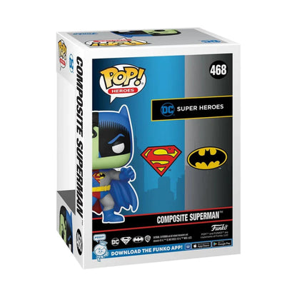 Funko Pop ! Dc Super Heroes - (468) Composite Superman / Batman Figure Special