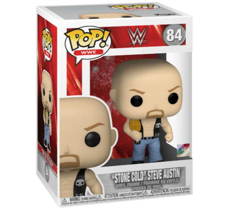 Funko Pop ! Wwe - (84) Stone Cold Steve Austin Vinyl Figure Wrestling 9cm