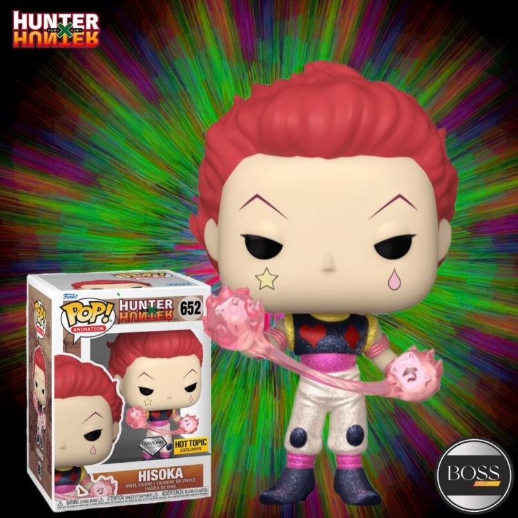 Funko Pop ! Hunter X Hunter (652) Hisoka Special Diamond Edition Figure Glitter
